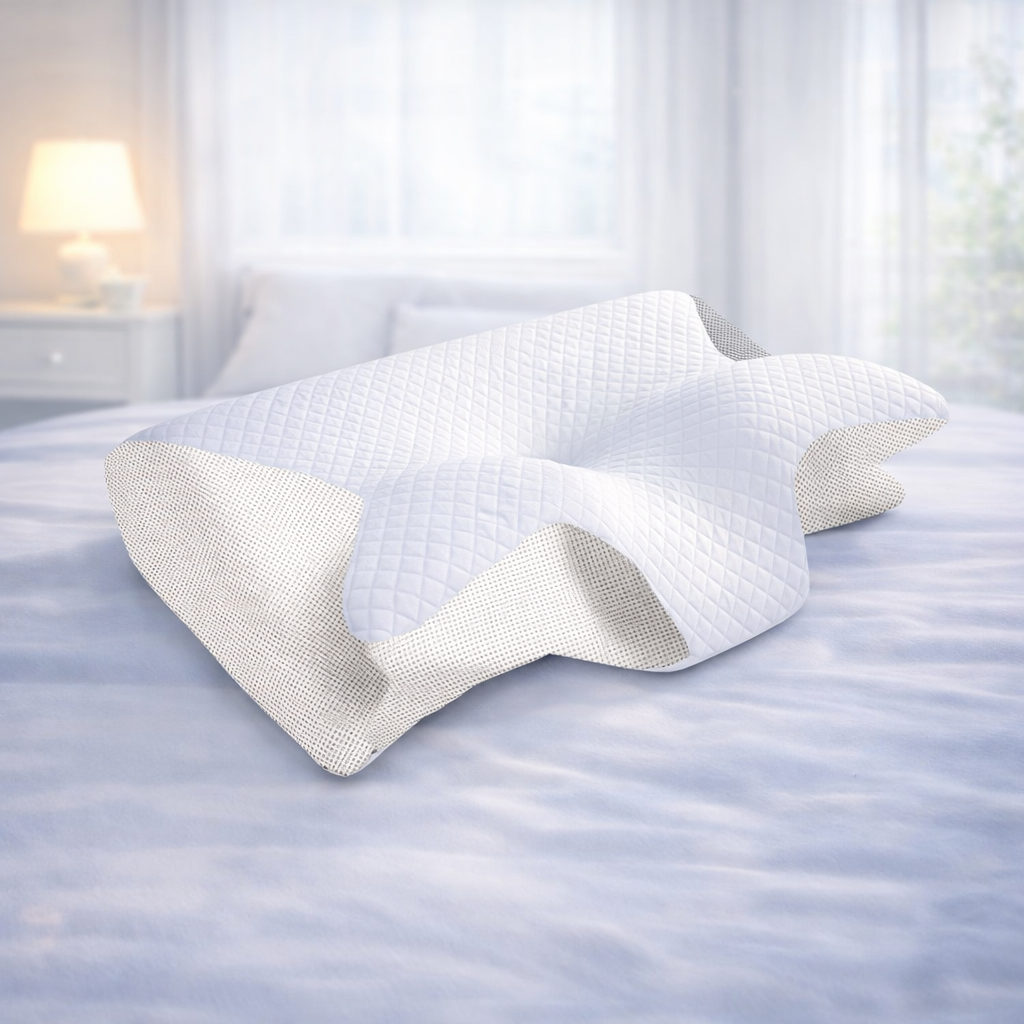 NeckRelief™ Ergonomic Memory Foam Cervical Pillow