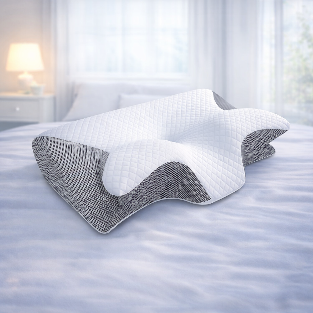 NeckRelief™ Ergonomic Memory Foam Cervical Pillow