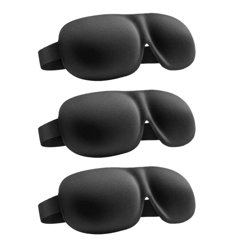 3D Sleeping Eye Mask Shading Breathable Eye Cover Natural Sleeping Eye Mask Memory Foam Block Night Mask Blindfold for Sleep